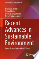Recent Advances in Sustainable Environment [E-Book] : Select Proceedings of RAiSE 2022 /