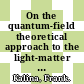 On the quantum-field theoretical approach to the light-matter interaction in solid state physics [E-Book] : a critical analysis /