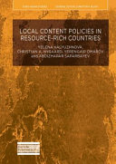 Local content policies in resource-rich countries [E-Book] /