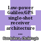 Low-power Galileo/GPS single-shot receiver architecture for mobile terminals [E-Book] /