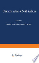 Characterization of Solid Surfaces [E-Book] /