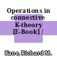 Operations in connective K-theory [E-Book] /