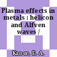 Plasma effects in metals : helicon and Alfven waves /