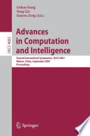 Advances in Computation and Intelligence [E-Book] : Second International Symposium, ISICA 2007 Wuhan, China, September 21-23, 2007 Proceedings /