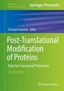 Post-Translational Modification of Proteins [E-Book] : Tools for Functional Proteomics /