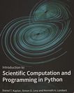 Introduction to scientific computation and programming in Python /