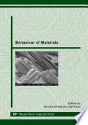 Behaviour of materials [E-Book] /