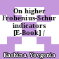 On higher Frobenius-Schur indicators [E-Book] /