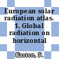 European solar radiation atlas. 1. Global radiation on horizontal surfaces.