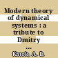 Modern theory of dynamical systems : a tribute to Dmitry Victorovich Anosov [E-Book] /