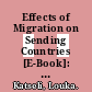 Effects of Migration on Sending Countries [E-Book]: What Do We Know? /
