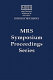 Advanced metallizations in microelectronics : Symposium on Advanced Metallizations in Microelectronics: proceedings : Spring Meeting of the Materials Research Society. 1990 : San-Francisco, CA, 16.04.90-20.04.90.