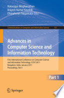 Advances in Computer Science and Information Technology [E-Book] : First International Conference on Computer Science and Information Technology, CCSIT 2011, Bangalore, India, January 2-4, 2011. Proceedings, Part I /