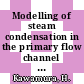 Modelling of steam condensation in the primary flow channel of a gas heated steam generator [E-Book] /