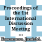 Proceedings of the 1st International Discussion Meeting on Superionic Conductor Physics : Kyoto, Japan, 10-14 September 2003 [E-Book] /