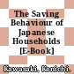 The Saving Behaviour of Japanese Households [E-Book] /