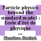 Particle physics beyond the standard model : Ecole d'été de physique théorique des Houches session LXXXIV, 1-26 August 2005, Ecole Thematique du CNRS [E-Book] /