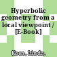 Hyperbolic geometry from a local viewpoint / [E-Book]