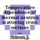Temperature dependence of thermal neutron scattering cross sections for hydrogen bound in moderators.