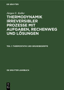 Thermostatik und Grundbegriffen.
