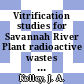 Vitrification studies for Savannah River Plant radioactive wastes : a paper to be presented at the 79th annual meeting and exposition of the American Ceramic Society, Chicago, Illinois April 23 - 28, 1977 [E-Book] /