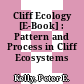 Cliff Ecology [E-Book] : Pattern and Process in Cliff Ecosystems /