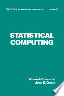 Statistical computing.