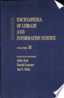 Encyclopedia of library and information science. 16. Library school to Mainz.