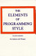 The elements of programming style /