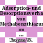 Adsorption- und Desorptionsverhalten von Methabenzthiazuron im Boden. B. Ergebnisse und Schlußfolgerungen [E-Book] /