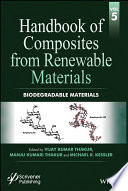 Handbook of composites from renewable materials. Volume 5, Biodegradable materials [E-Book] /