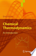 Chemical Thermodynamics [E-Book] : An Introduction /