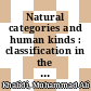 Natural categories and human kinds : classification in the natural and social sciences [E-Book] /