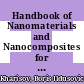 Handbook of Nanomaterials and Nanocomposites for Energy and Environmental Applications [E-Book] /