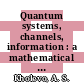 Quantum systems, channels, information : a mathematical introduction [E-Book] /