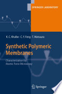 Synthetic Polymeric Membranes [E-Book] : Characterization by Atomic Force Microscopy /