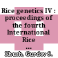 Rice genetics IV : proceedings of the fourth International Rice Genetics symposium, 22-27 October 2000, Los Baños, Philippines [E-Book] /