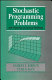 Stochastic programming problems with probability and quantile functions.