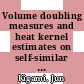 Volume doubling measures and heat kernel estimates on self-similar sets [E-Book] /