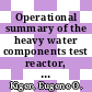 Operational summary of the heavy water components test reactor, october 1961 - december 1964 : [E-Book]