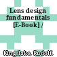 Lens design fundamentals [E-Book] /