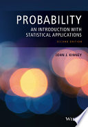 Probability : an introduction with statistical applications [E-Book] /