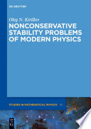 Nonconservative stability problems of modern physics [E-Book] /