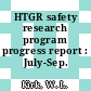 HTGR safety research program progress report : July-Sep. 1975.