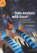 Data analysis with Excel : an introduction for physical scientists /