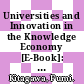 Universities and Innovation in the Knowledge Economy [E-Book]: Cases from English Regions /