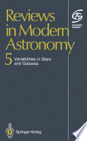 Reviews in Modern Astronomy [E-Book] : Variabilities in Stars and Galaxies /