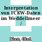 Interpretation von FCKW-Daten im Weddellmeer /