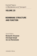 Membrane structure and function /