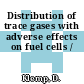 Distribution of trace gases with adverse effects on fuel cells /